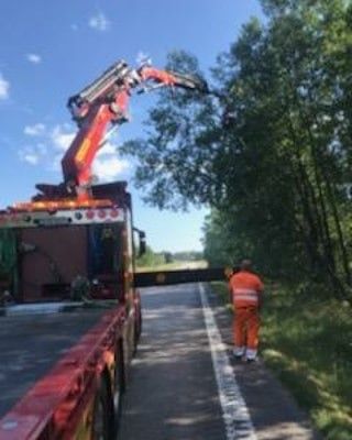 Bärgning pågår